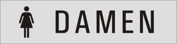 DAMEN Aluminiumschild 27062-E