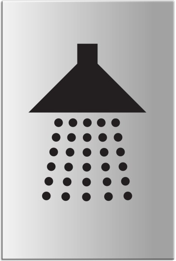 Dusche Aluminiumschild 34025-E