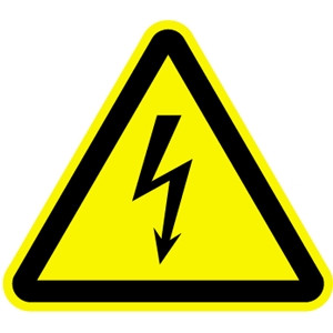 Warnung elektrische Spannung
