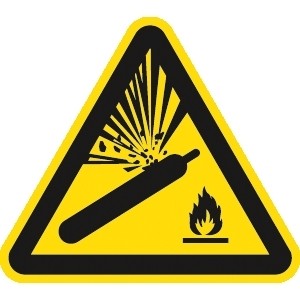 Warnung Gasflaschen 