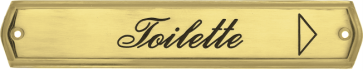 Türschild Messing Nr. 61720