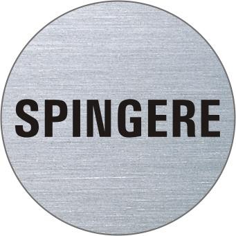 SPINGERE Edelstahlschild 7352