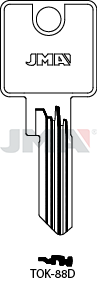 Schlüsselrohling-Spezialprofile - TOK-88D