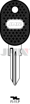 Schlüsselrohling-Plastikkopf - FI-11.P
