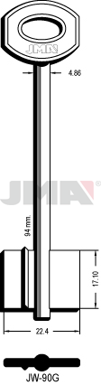 Doppelbartrohling - JW-90G