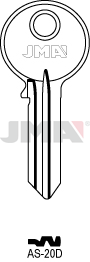 Schlüsselrohling-Spezialprofile - AS-20D