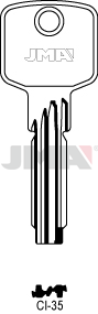 Schlüsselrohling Spezialprofil - CI-35
