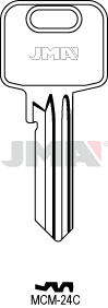 Schlüsselrohling-Spezialprofile - MCM-24C