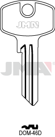 Schlüsselrohling-Spezialprofile - DOM-46D