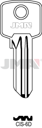 Schlüsselrohling Spezialprofile - CIS-6D