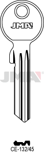 Schlüsselrohling Spezialprofile - CE-132/45