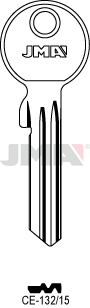 Schlüsselrohling Spezialprofile - CE-132/15