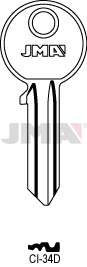 Schlüsselrohling Spezialprofile - CI-34D