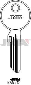 Schlüsselrohling-Spezialprofile - KAB-1D