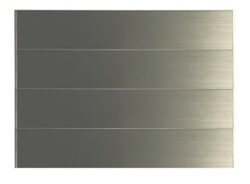 infoNORM Komplettschild 157x42 mm mit 2 Deckschilder 157x21 mm