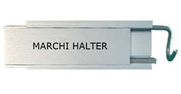 MARCHI HALTER zu Marchi BL50 aus farblosem Aluminium