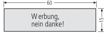 RENZ 87002 - Namensschildeinlage