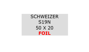 SCHWEIZER S19 Aluminium Folie selbstklebend