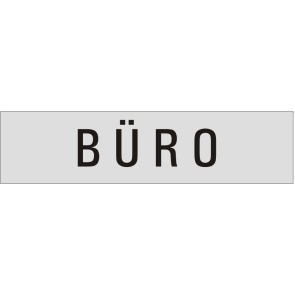 BÜRO Aluminiumschild 10108-E