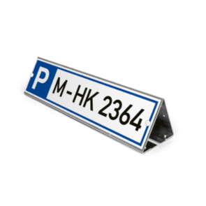 Parkplatzbegrenzer für Parkplatzreservierer, Alu, 465x110x117 mm