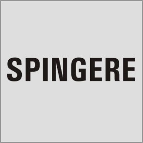 SPINGERE Aluminiumschild 20124-E