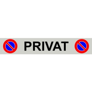 Budget Parkplatzschild PRIVAT
