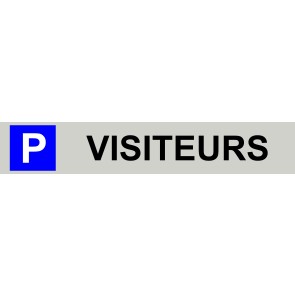 Parkplatzschilder Budget VISITEURS