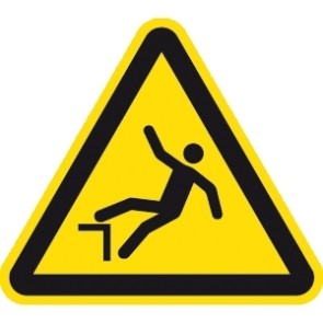 Warnung Absturzgefahr