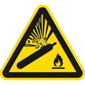 Warnung Gasflaschen 
