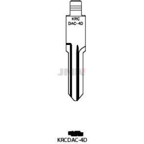 Schlüsseleinsatz für KRC Kopf - KRCDAC-4D