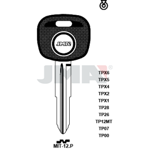 Transponder-Schlüsselrohling - TP00MIT-12.P