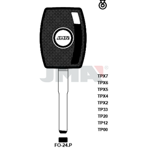 Transponder-Schlüsselrohling - TP00FO-24.P