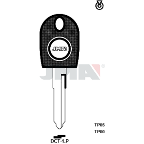 Transponder-Schlüsselrohling - TP00DCT-1.P
