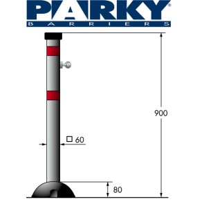 Parkplatz Absperrpfosten AR700