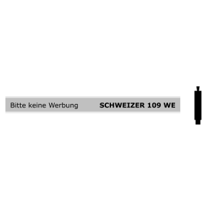 SCHWEIZER 109 WE - "Bitte keine Werbung"