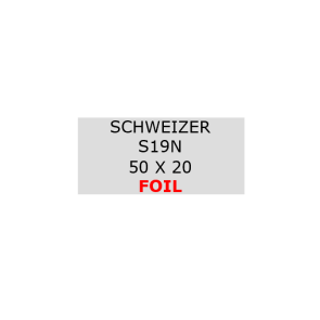 SCHWEIZER S19 Aluminium Folie selbstklebend