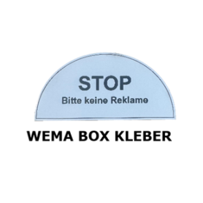 WEMA BOX KLEBER - "STOP - Bitte keine Reklame"